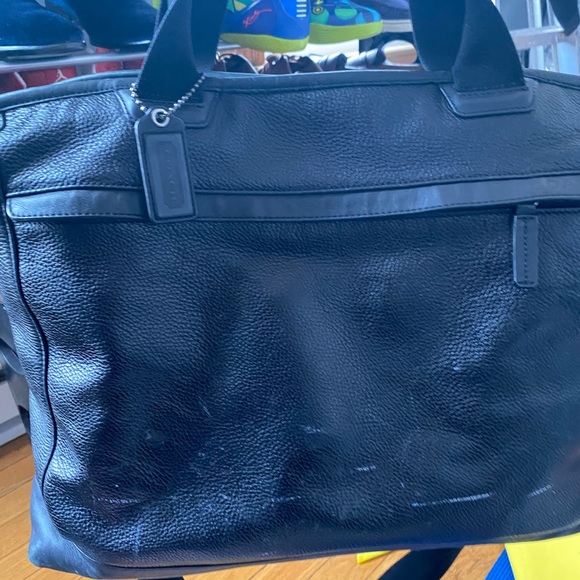 COACH Unisex leatherbusiness bag/laptop briefcase